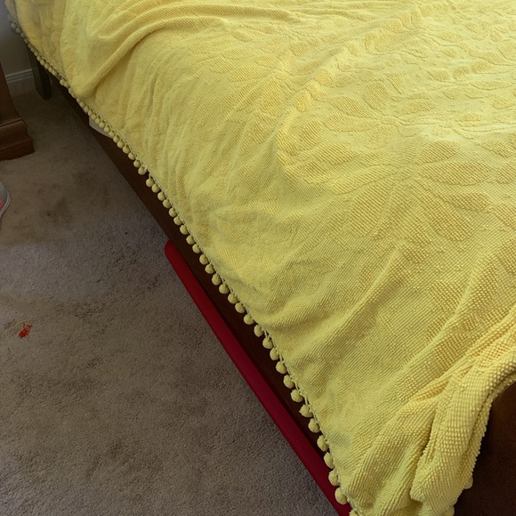 Bedding Vintage Yellow Bedspread Poshmark